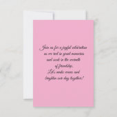 Catch the Fun Einladung (Rückseite)