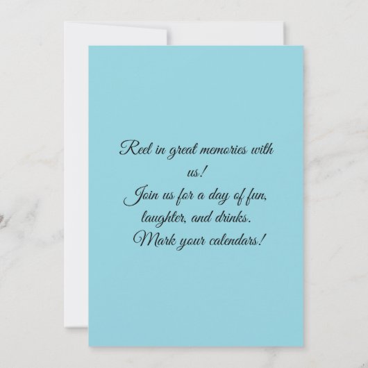 Catch the Fun, Save the Date! Einladung (Rückseite)