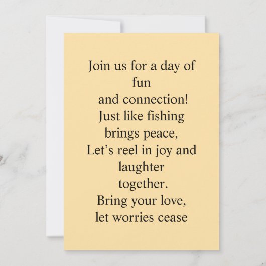 Catch the Joy Einladung (Rückseite)