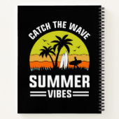 Catch The Wave Sommer Stimmung-64193 Notizblock (Rückseite)