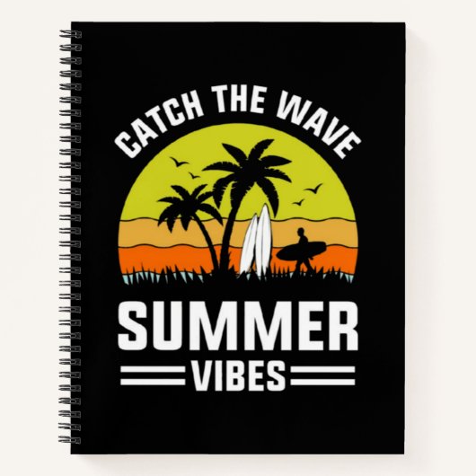 Catch The Wave Sommer Stimmung-64193 Notizblock (Vorderseite)