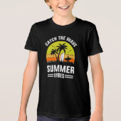 Catch The Wave Summer Vibes-64193 Tri-Blend Shirt (Vorderseite)