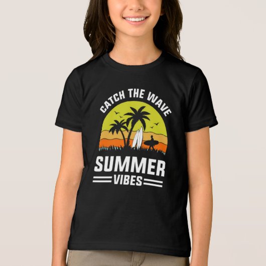 Catch The Wave Summer Vibes-64193 Tri-Blend Shirt (Vorderseite)
