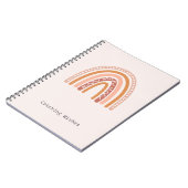 Catch Wites Boho Rainbow-Notebook Notizblock (Linke Seite)
