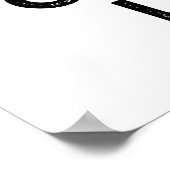 Catch Ya Spater Funny Baseball Pub Poster (Ecke)