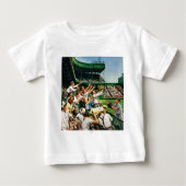 Catch-Zuhause-Run-Ball Baby T-shirt (Vorderseite)