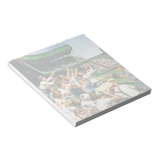 Catch Zuhause Run Ball Notizblock (angewinkelt)