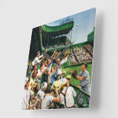 Catch Zuhause Run Ball Quadratische Wanduhr (Winkel)