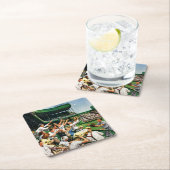 Catch-Zuhause-Run-Ball Rechteckiger Pappuntersetzer (Vor Ort)