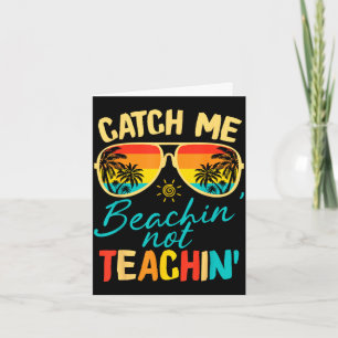 Catchen am Strand, nicht unterrichten Lehrer Somme Karte