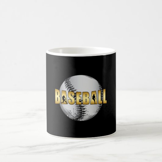 Catcher Baseball Bat Pitcher Sport Funny Geschenk Kaffeetasse (Mittel)