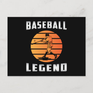 Catcher Baseball Bat Sports Pitcher Funny Geschenk Postkarte