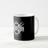 Catcher Baseball Sportboot Pitcher Funny Geschenk Kaffeetasse (VorderseiteRechts)