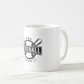 Catcher Baseball Sports Pitcher Funny Gift Idee Kaffeetasse (VorderseiteRechts)