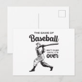 Catcher Baseball Sports Pitcher Funny Gift Idee Postkarte (Vorne/Hinten)