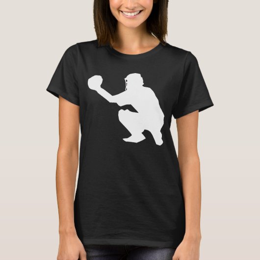 Catcher Baseball T-Shirt (Vorderseite)