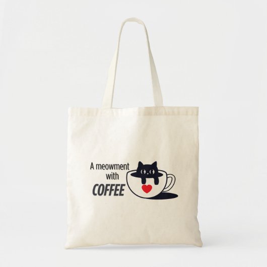 Catcher Coffee Vibes - Schlampe Cat Art Tragetasche (Vorne)