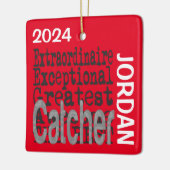 Catcher Extraordinaire CUSTOM Keramikornament (Links)