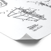 Catcher's Mask 1913 Weißbuch zum Thema Patentkunst Poster (Ecke)
