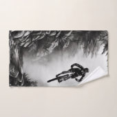 Catching Air - Mountain Bike Digitale Bleistiftski Handtuch (Handtuch)