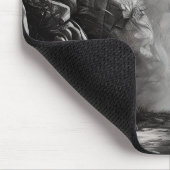 Catching Air - Mountain Bike Digitale Bleistiftski Mousepad (Ecke)