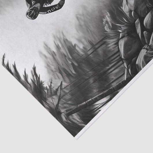 Catching Air - Mountain Bike Digitale Bleistiftski Seidenpapier (Ausschnitt)