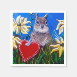 Catching Hearts Paper Napins Serviette