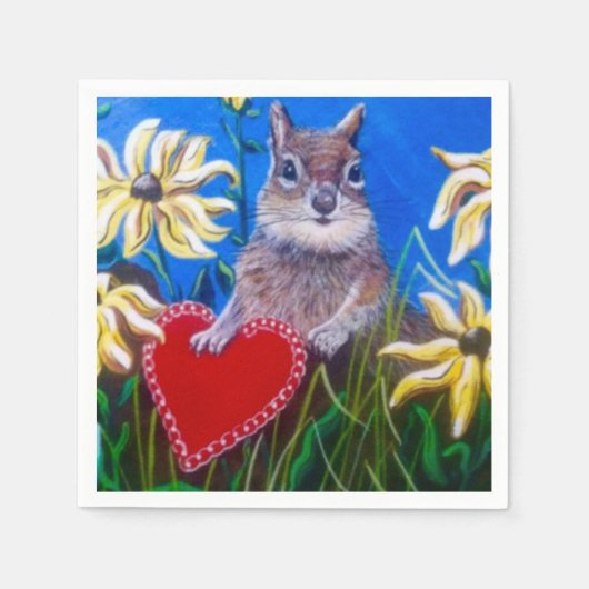 Catching Hearts Paper Napins Serviette (Vorderseite)