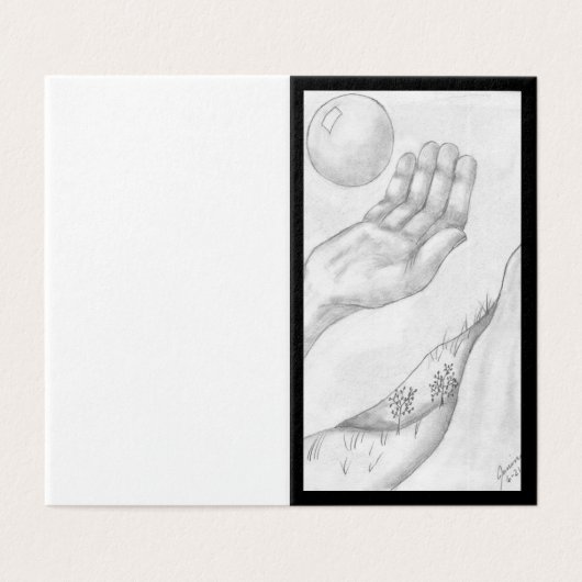 Catching oder Tossing? (Außenseite Aufgefaltet)