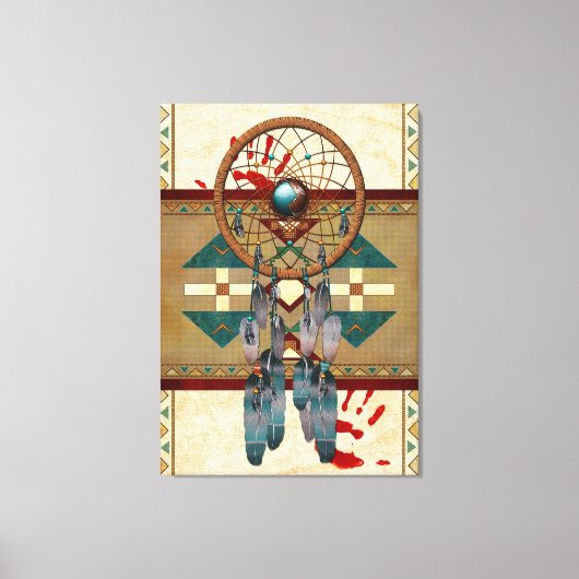 Catching Spirit Native American Leinwanddruck (Vorderseite)