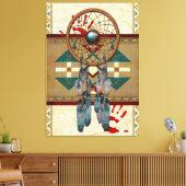Catching Spirit Native American Leinwanddruck (Insitu (Wohnzimmer))