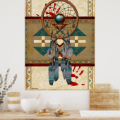 Catching Spirit Native American Poster (Küche)