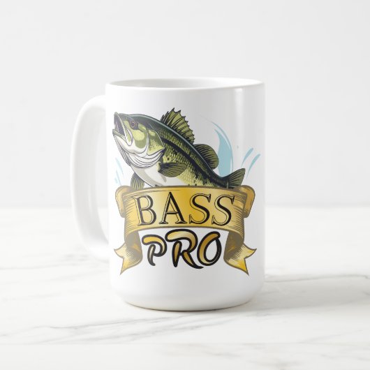 Catching That Trophy "Bass Pro" custom Kaffeetasse (Vorderseite Links)