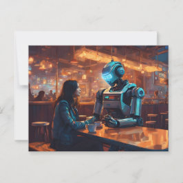 Catching Up with an Old Friend Postkarte