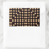 CatchUp_ Rechteckiger Aufkleber (Tasche)