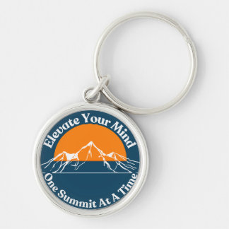 Catchy Mountain themed Wandern Schlüsselanhänger