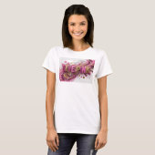 Catchy Pink LIVE PINK Statement T-Shirt (Vorne ganz)