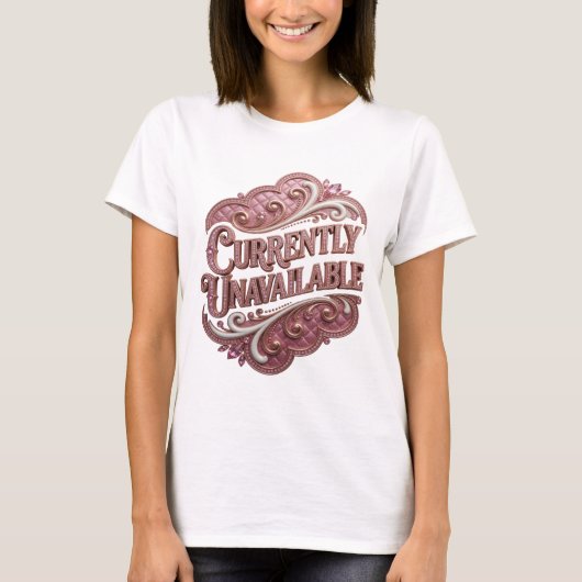 Catchy Pink NICHT VERFÜGBAR Tee (Vorderseite)