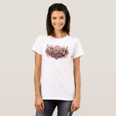 Catchy Pink ROS ALL DAY Custom T-Shirt (Vorne ganz)