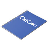 CatCon gewundenes Notizbuch Notizblock (Linke Seite)