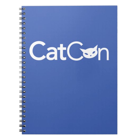 CatCon gewundenes Notizbuch Notizblock (Vorderseite)