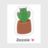 Catcus Cutout Sticker (Blatt)