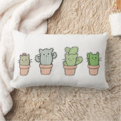 Catcus Familie Cusion Lendenkissen (Decke)