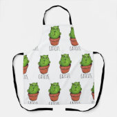Catcus Funny Pet Cactus Kitty Succulent Schürze (Vorderseite)