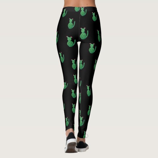 Catcus (Katzenkaktus) Leggings (Rückseite)