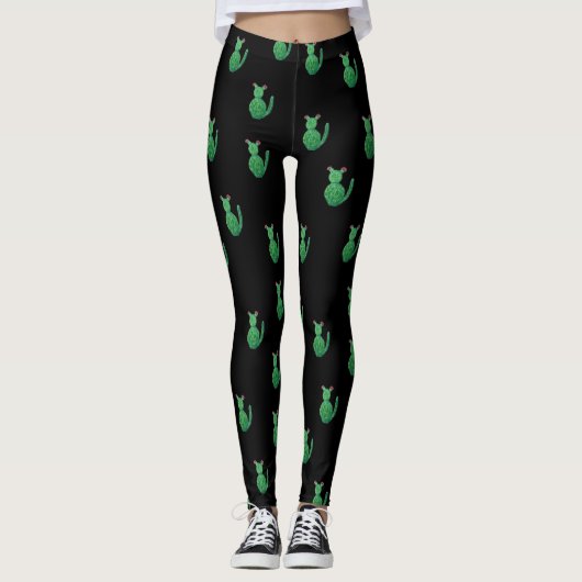Catcus (Katzenkaktus) Leggings (Vorderseite)