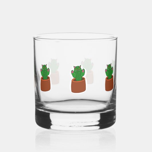 Catcus Whiskyglas (Rückseite)