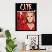 Cate Blanchett Poster (Heimbüro)