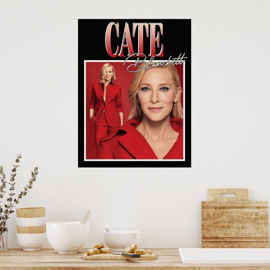 Cate Blanchett Poster (Küche)