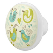 cate Cartoonvögel Keramikknauf (Rechts)